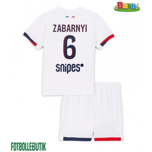 Paris Saint-Germain Illia Zabarnyi #6 Bortaställ Barn 2025-26 Kortärmad (+ Korta byxor)